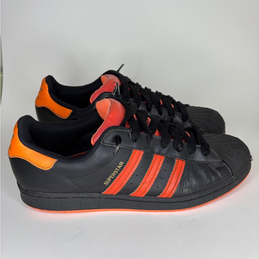 Adidas Superstar Laceless Solar Orange/Black FV3021 Men's Size 47.5 US 12.5